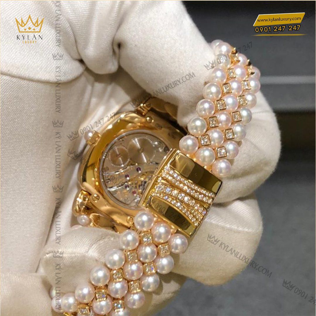 Kỳ Lân Luxury dong ho patek philippe gondolo haute joaillerie diamond pearl 7042100r 010 11 Đồng hồ Patek Philippe Gondolo Haute Joaillerie Diamond & Pearl 7042/100R-010