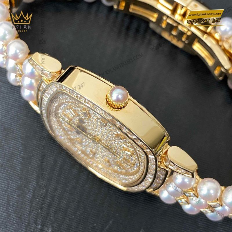 Kỳ Lân Luxury dong ho patek philippe gondolo haute joaillerie diamond pearl 7042100r 010 8 1 Đồng hồ Patek Philippe Gondolo Haute Joaillerie Diamond & Pearl 7042/100R-010