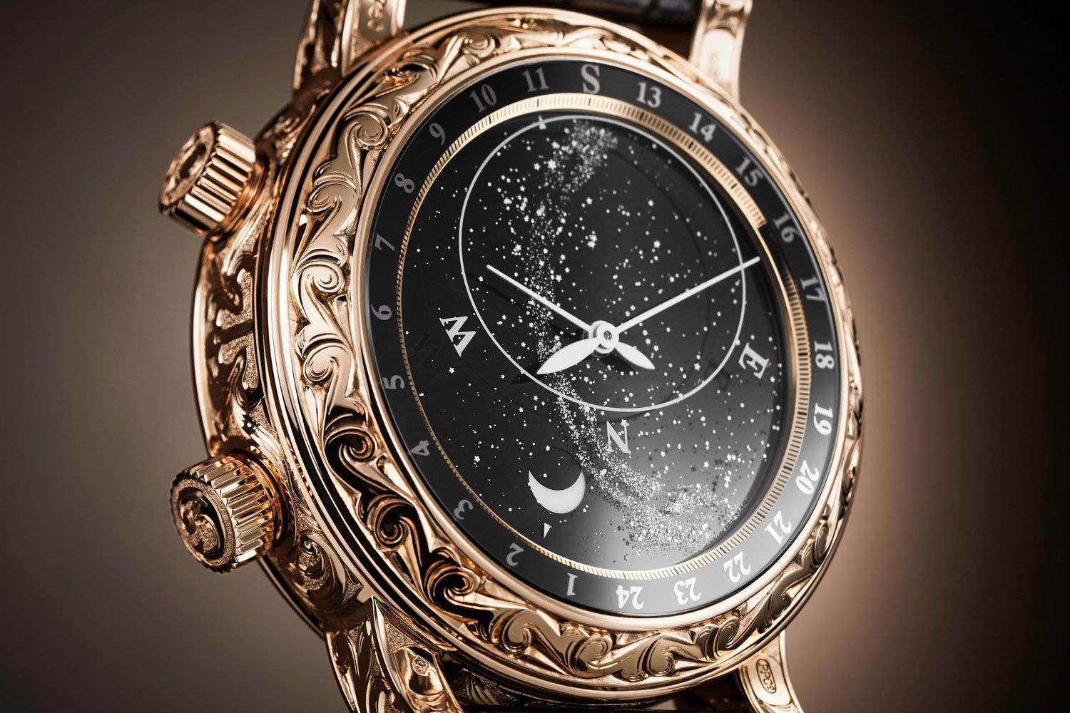 Đồng hồ Patek Philippe Sky Moon Tourbillon Haut Artisanat