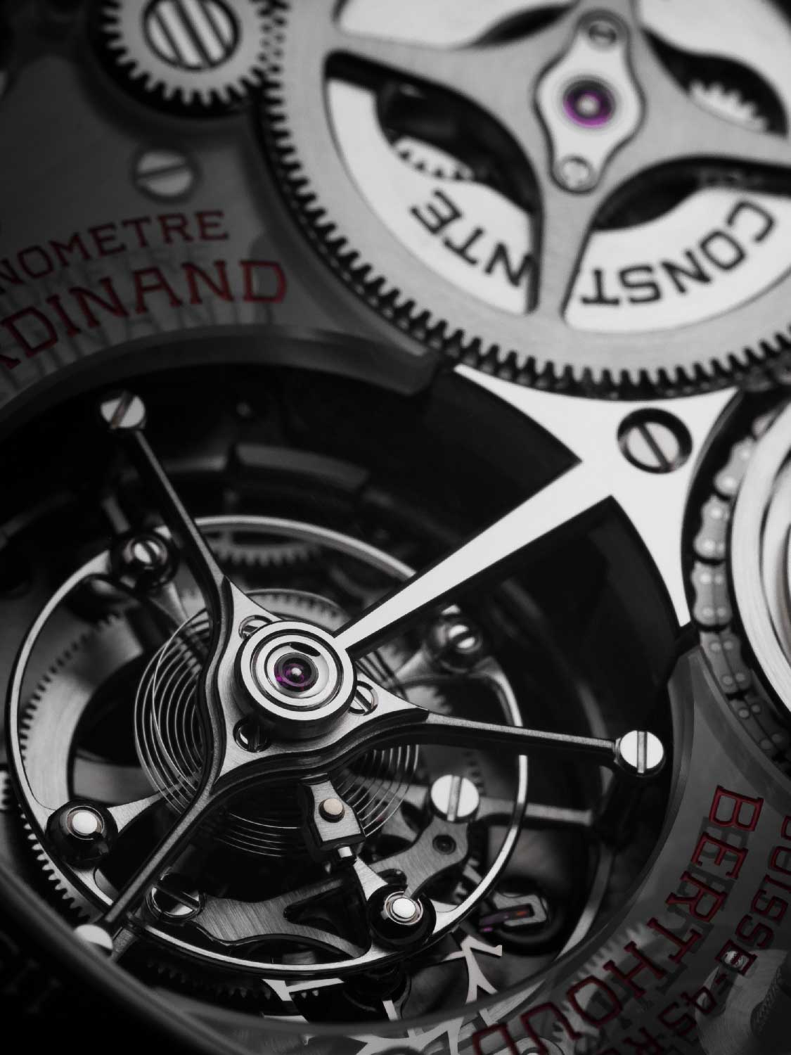 Đồng hồ Pièce Unique Ferdinand Berthoud Chronomètre FB 1.6-3 bằng thép đen DLC