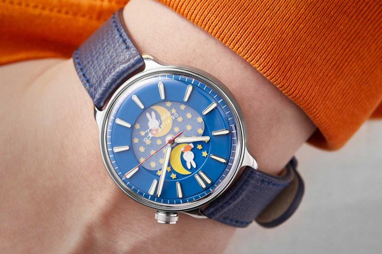 Đồng hồ De Rijke & Co. Miffy Double Moonphase 1 Kỳ Lân Luxury dong ho revo derijke miffy 5 Đồng hồ De Rijke & Co. Miffy Double Moonphase
