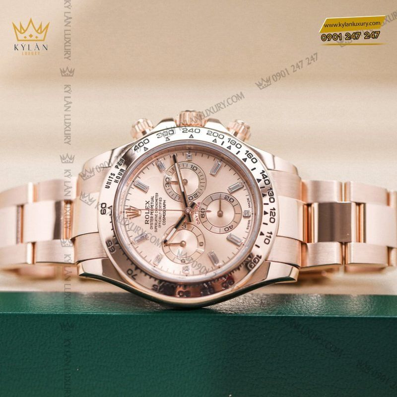 Kỳ Lân Luxury dong ho rolex cosmograph daytona 116505 0012 everose gold 4 1 Đồng hồ Rolex Cosmograph Daytona 116505-0012 Everose Gold