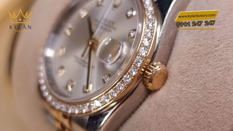 Kỳ Lân Luxury dong ho rolex datejust 116233 vien kim cuong 14 1 scaled 1 Đồng hồ Rolex Datejust 116233 viền kim cương