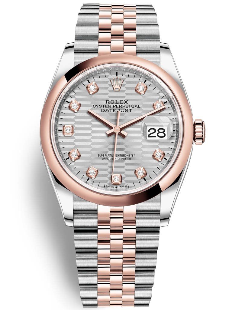 Kỳ Lân Luxury dong ho rolex datejust 126201 0039 thep va vang hong ma moi 2022 1 1 Rolex Datejust 41 126201-0039 - Mã mới 2022