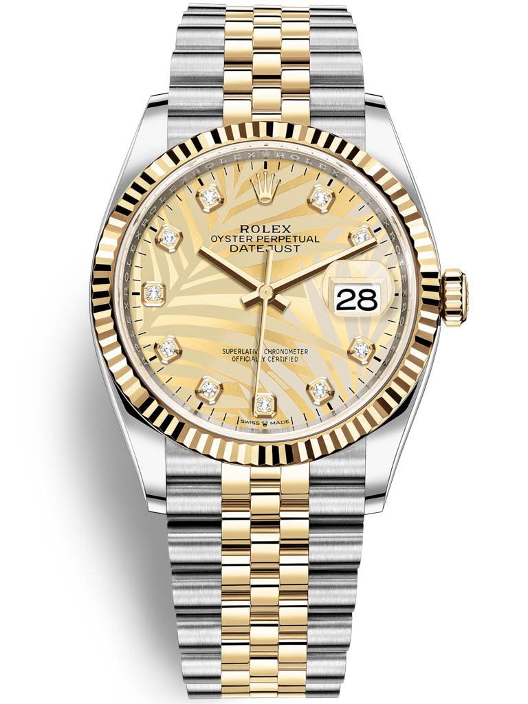Kỳ Lân Luxury dong ho rolex datejust 126233 0043 thep va vang vang ma moi 2022 Rolex Datejust 36 126233-0043 - Mã mới 2022