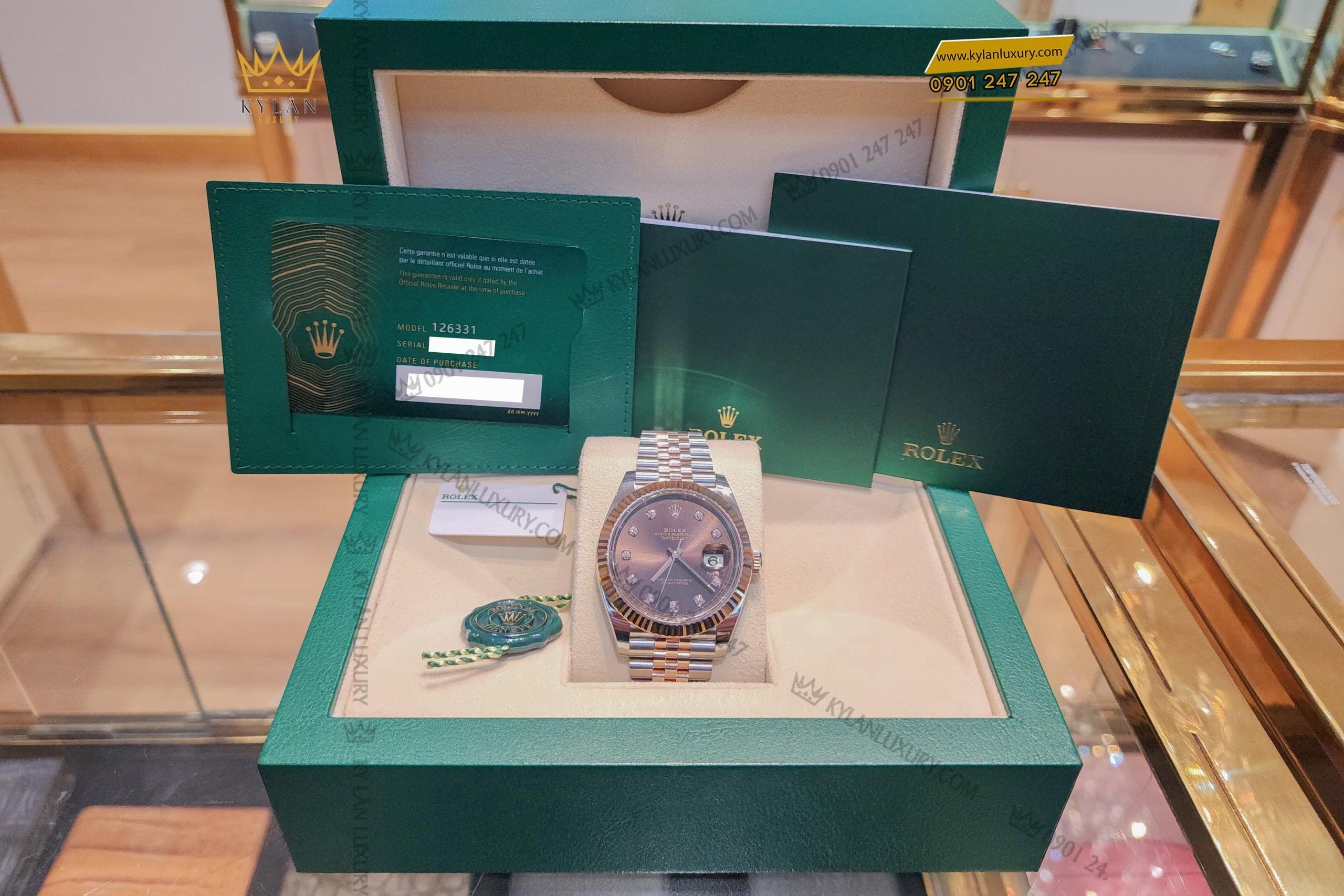 Rolex 126331 Mặt Nâu Chocolate