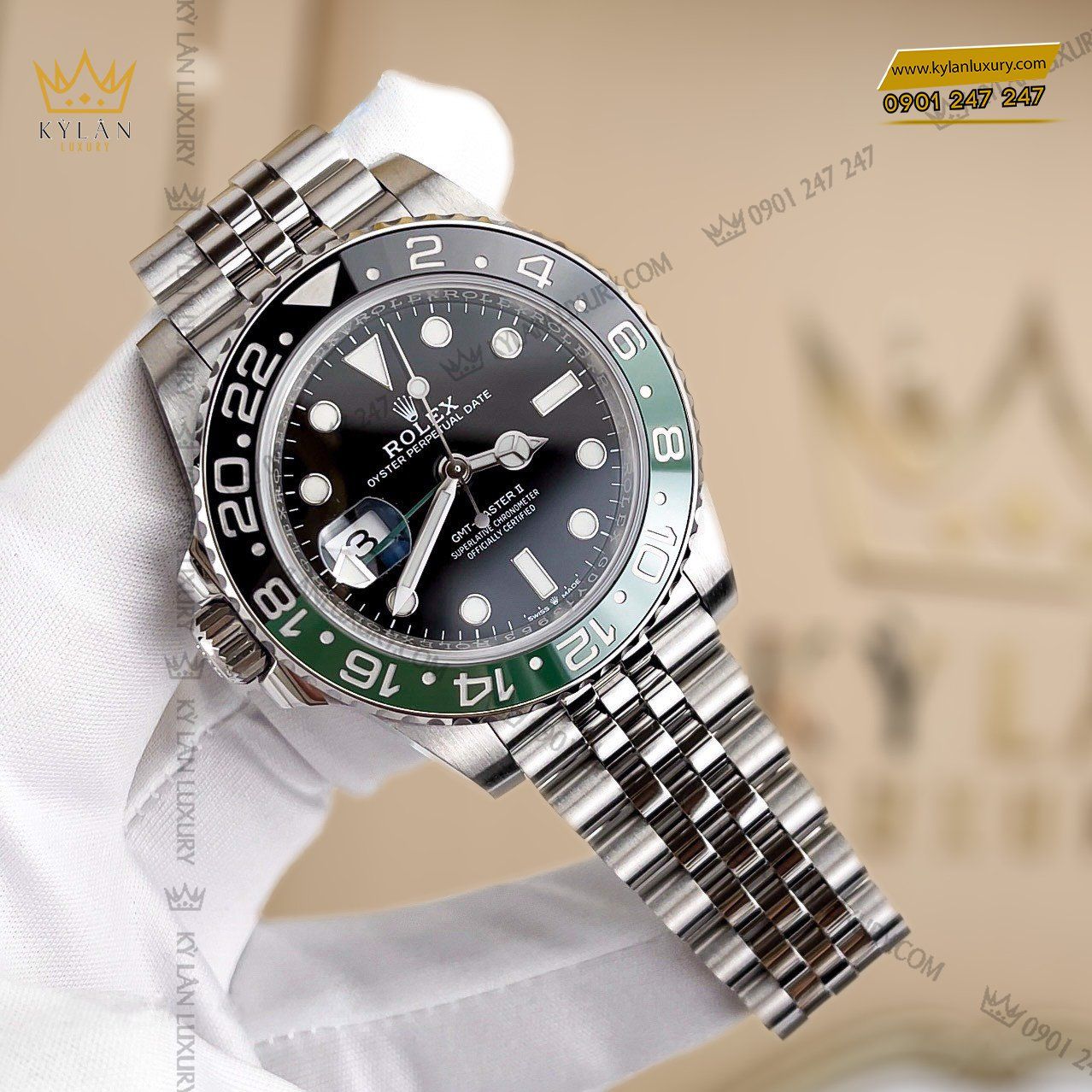 Kỳ Lân Luxury dong ho rolex gmt master ii m126720vtnr 0002 2 Đồng hồ Rolex GMT-Master II m126720vtnr-0002