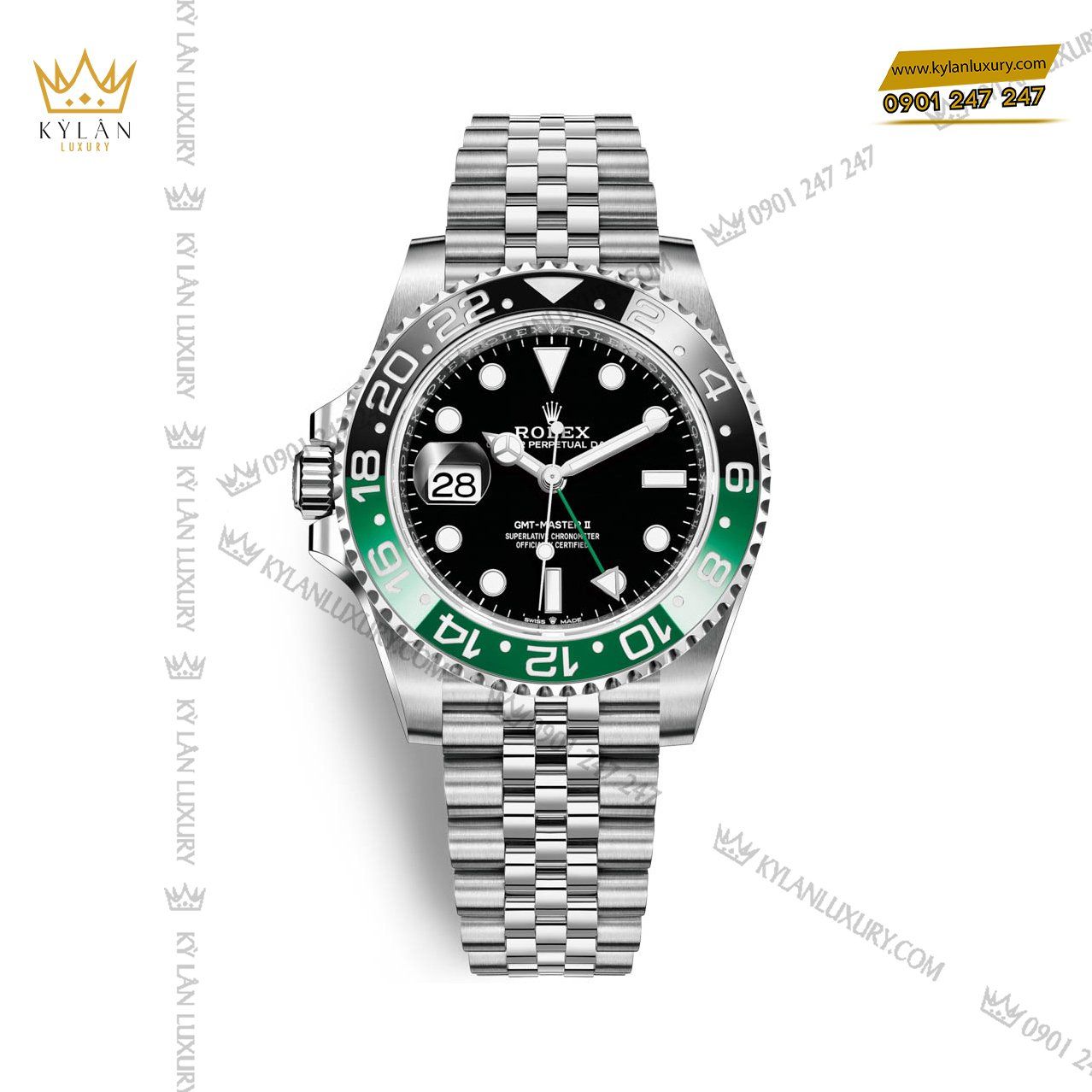 Kỳ Lân Luxury dong ho rolex gmt master ii m126720vtnr 0002 3 Đồng hồ Rolex GMT-Master II m126720vtnr-0002