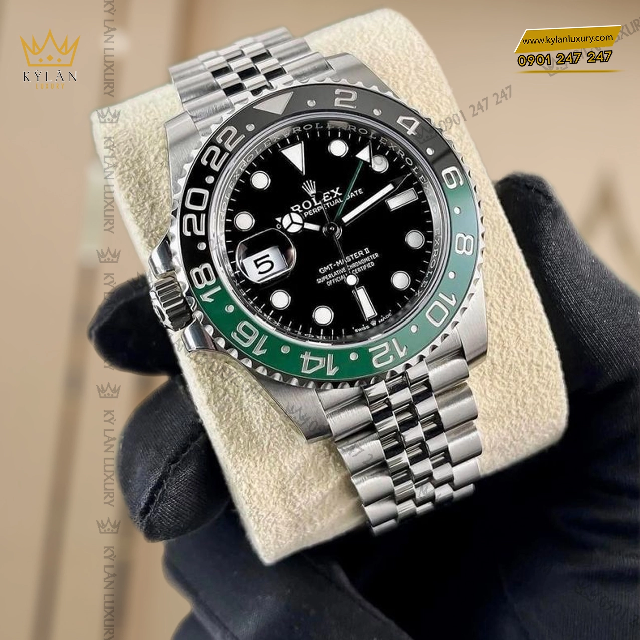 Kỳ Lân Luxury dong ho rolex gmt master ii m126720vtnr 0002 4 Đồng hồ Rolex GMT-Master II m126720vtnr-0002