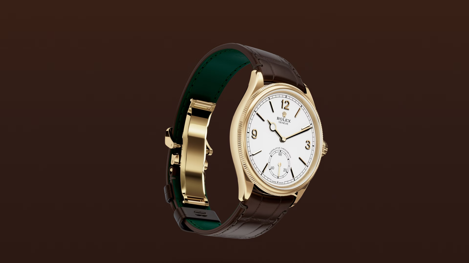 Đồng hồ Rolex Perpetual 1908 với kích thước 39 mm 