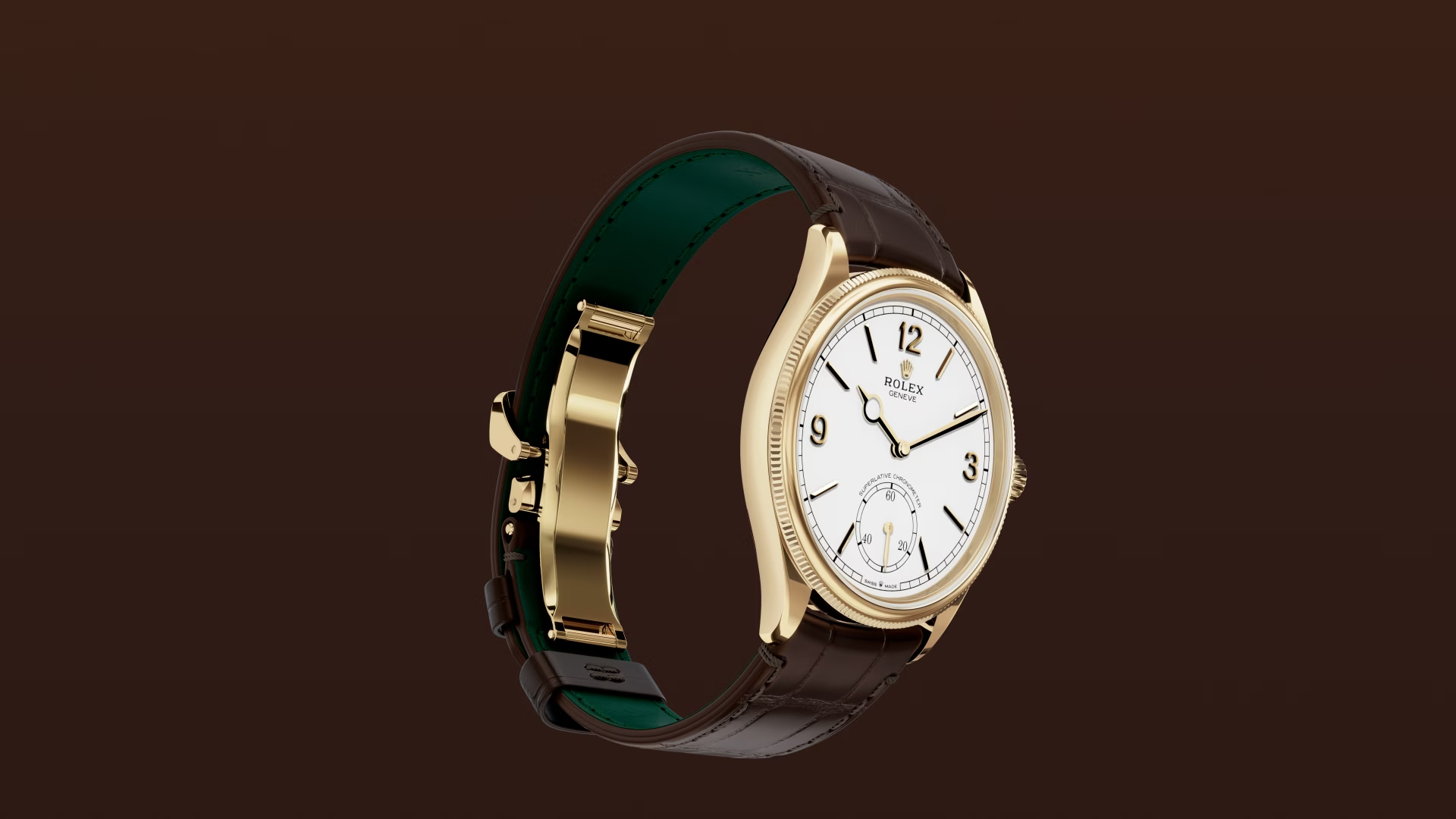 Đồng hồ Rolex Perpetual 1908 với kích thước 39 mm 