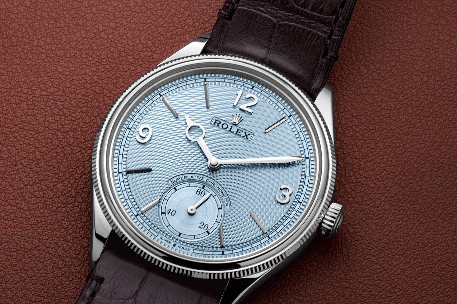Kỳ Lân Luxury dong ho rolex perpetual 1908 voi mat so guilloche 3 Đồng hồ Rolex Perpetual 1908 với mặt số Guilloché