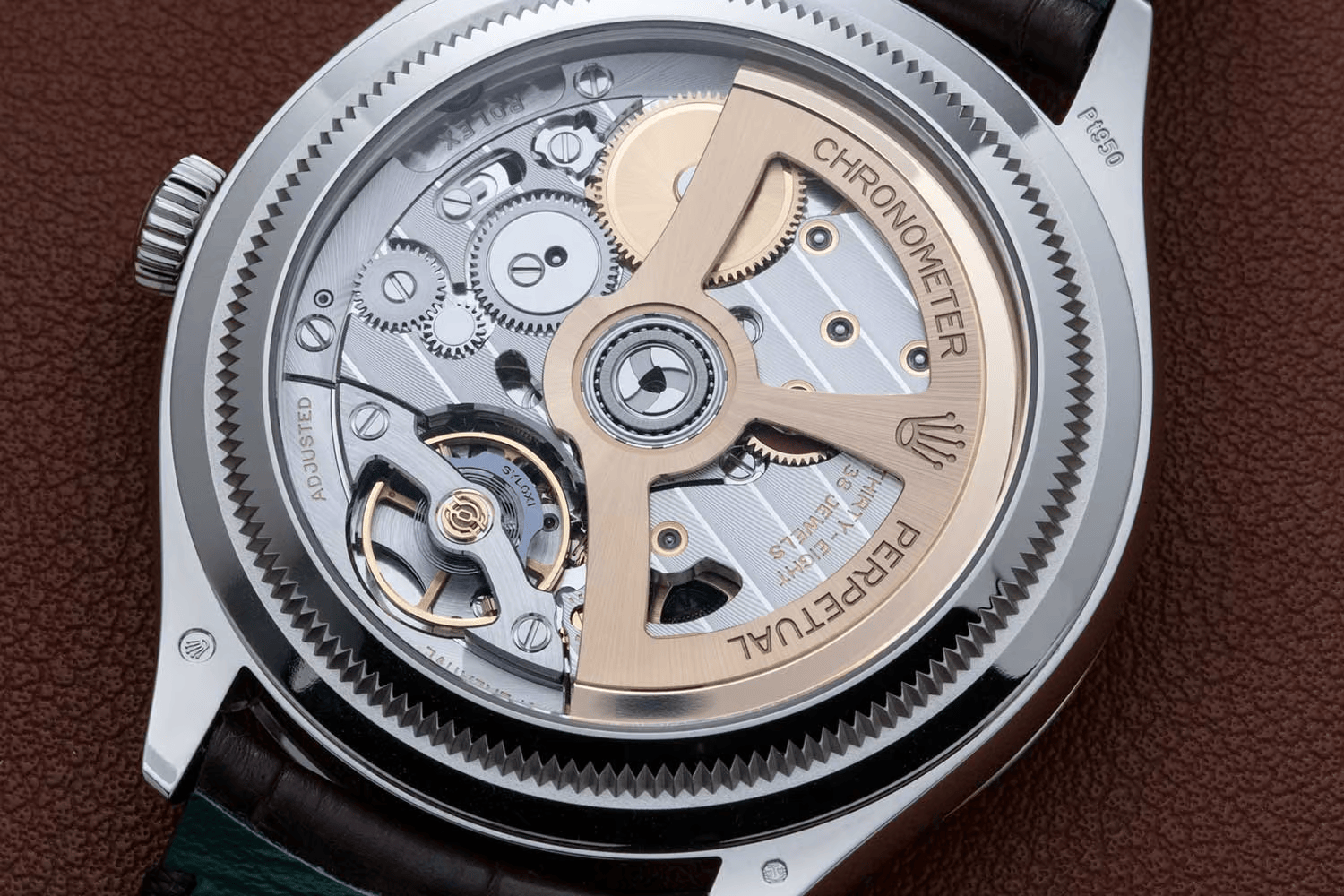 Kỳ Lân Luxury dong ho rolex perpetual 1908 voi mat so guilloche 5 Đồng hồ Rolex Perpetual 1908 với mặt số Guilloché