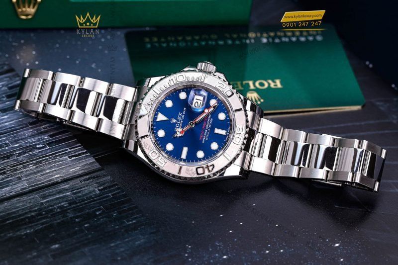 Kỳ Lân Luxury dong ho rolex yacht master 40m 126622 0002 10 scaled 1 Đồng Hồ Rolex Yacht-Master 40 126622-0002 Mặt Số Xanh Dương