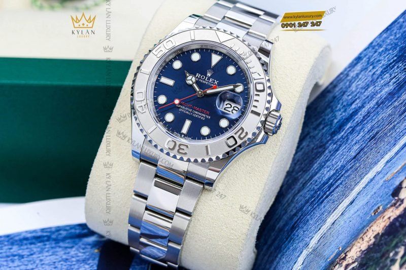 Kỳ Lân Luxury dong ho rolex yacht master 40m 126622 0002 9 1 scaled 1 Đồng Hồ Rolex Yacht-Master 40 126622-0002 Mặt Số Xanh Dương