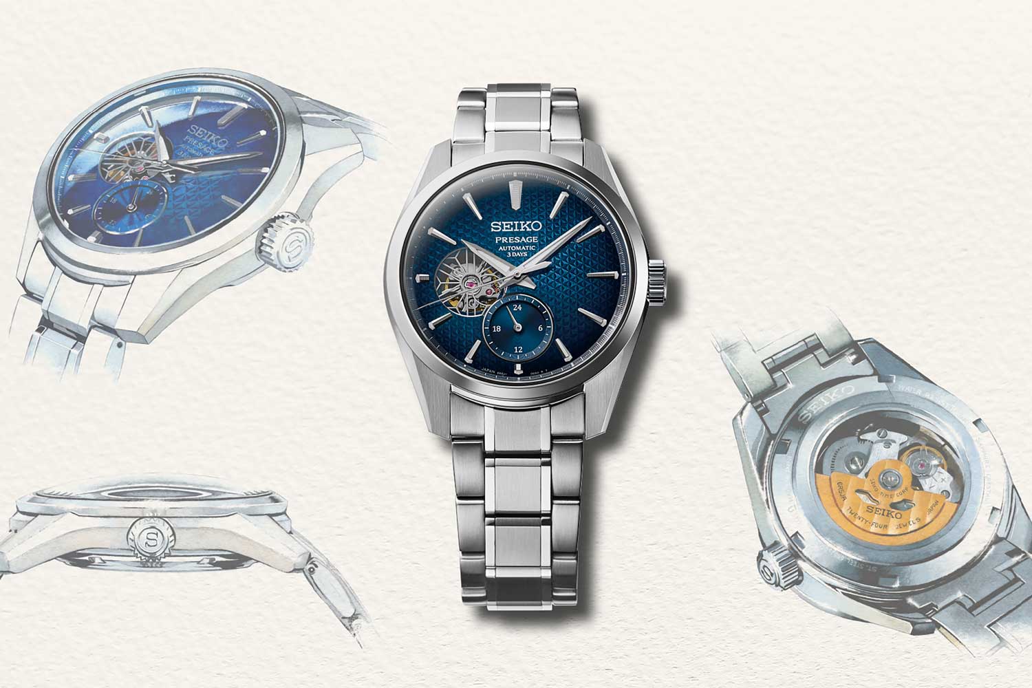 Kỳ Lân Luxury dong ho seiko presage sharp edge 2023 5 Đồng hồ Seiko Presage Sharp Edge 2023