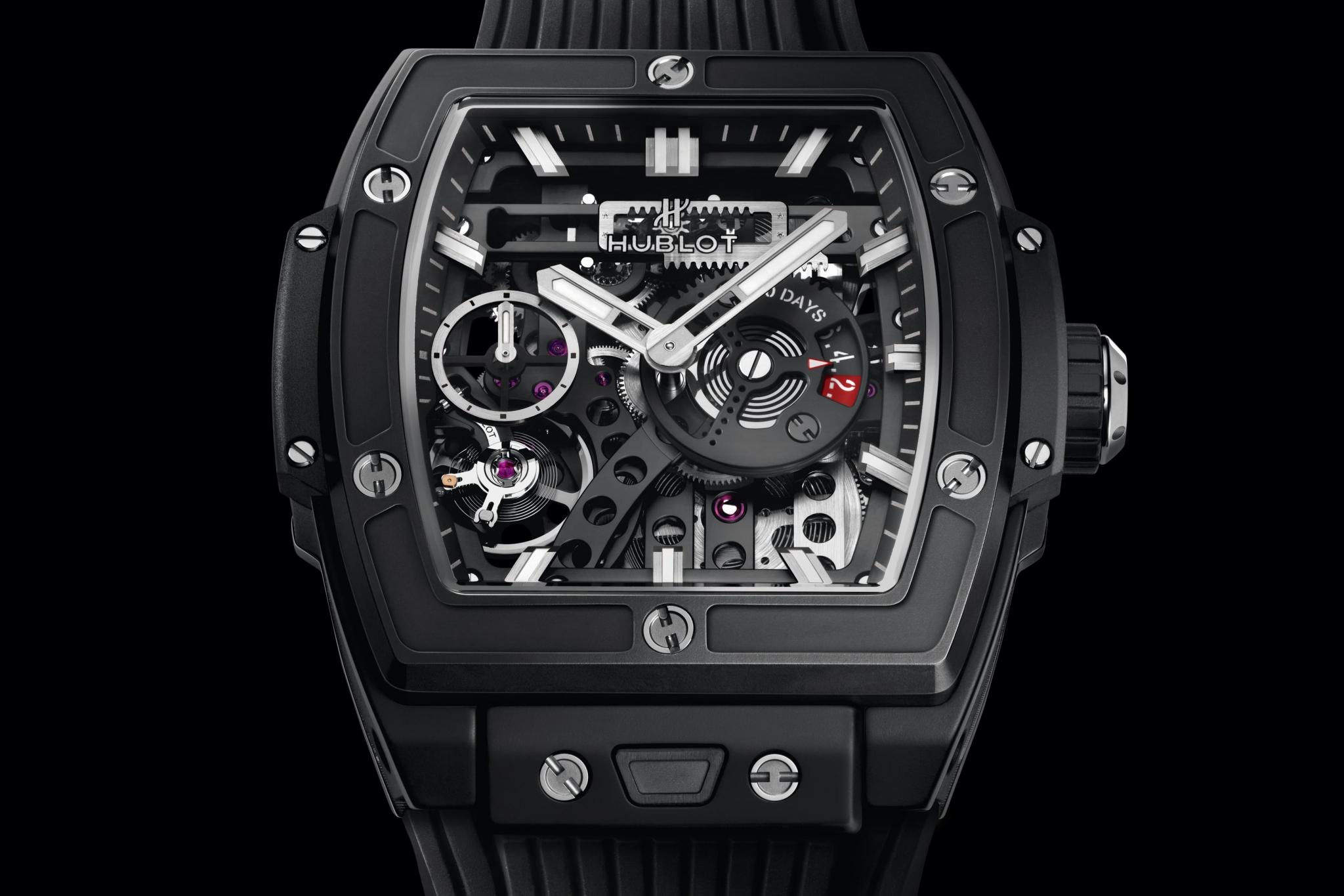 Kỳ Lân Luxury dong ho spirit of big bang meca 10 black magic 45mm 1 Đồng hồ Spirit Of Big Bang Meca-10 Black Magic 45mm