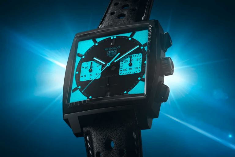 Kỳ Lân Luxury dong ho tag heuer monaco night driver ky lan luxury 3 Đồng hồ TAG Heuer Monaco Chronograph Night Driver