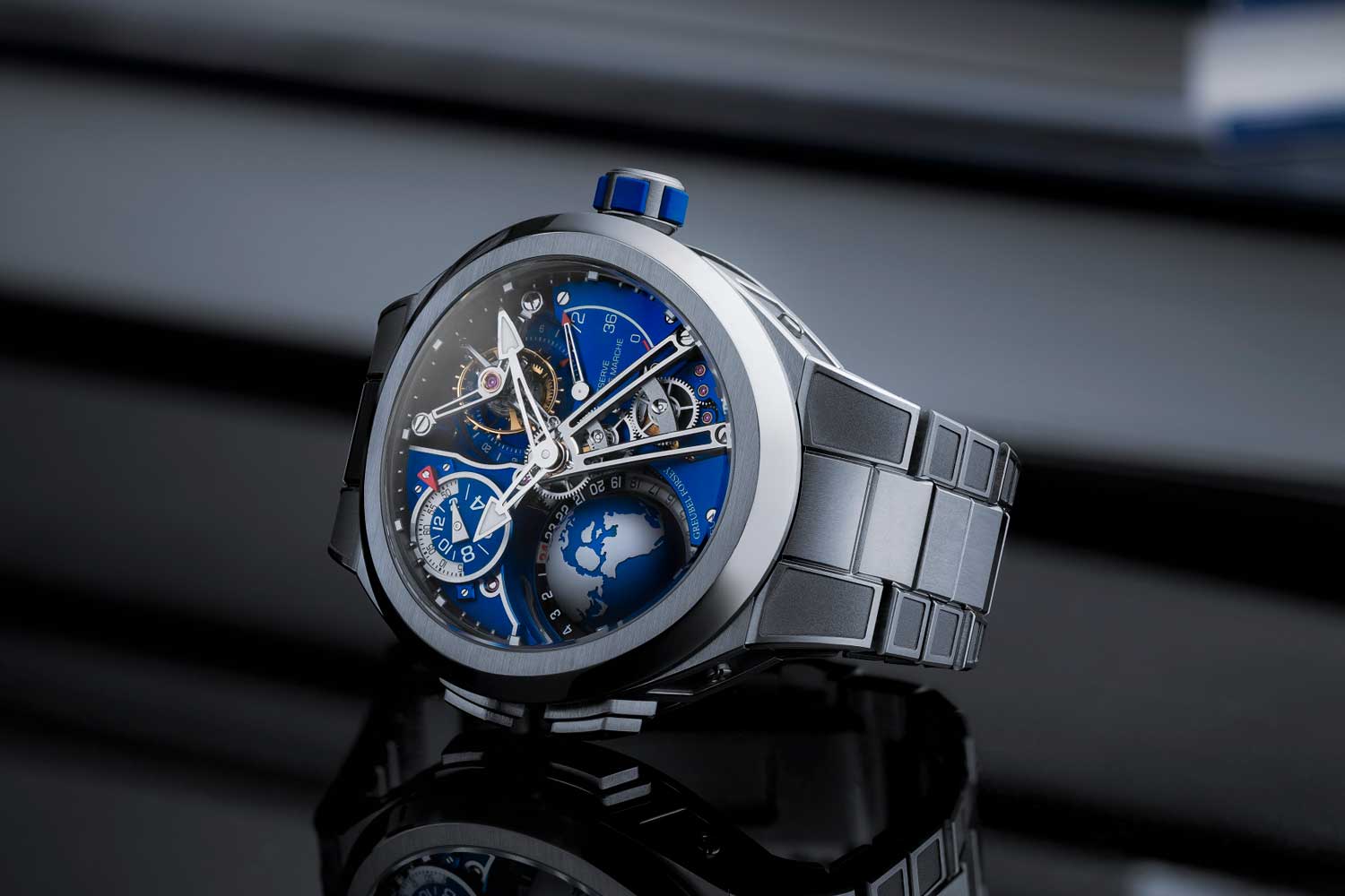 Đồng hồ thể thao GMT mới của Greubel Forsey với ngôn ngữ thiết kế mới