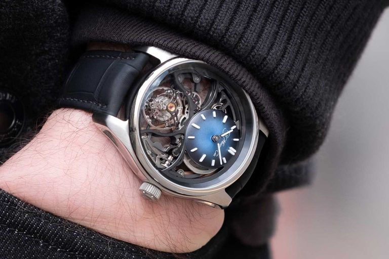Kỳ Lân Luxury dong ho tourbillon hinh tru h moser cie pioneer 1 Đồng hồ Tourbillon hình trụ H. Moser & Cie. Pioneer