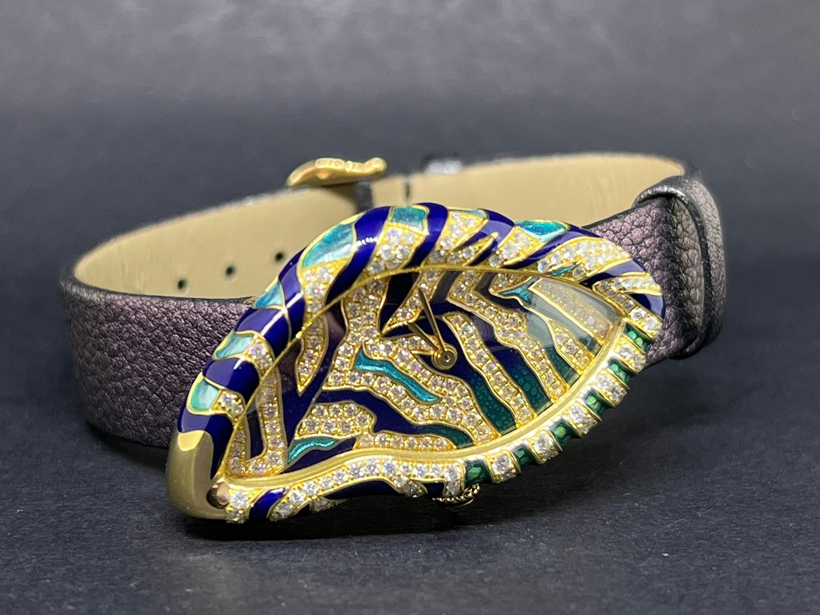 Đồng hồ trang sức Cartier Crash Tigrée Metamorphoses 2022