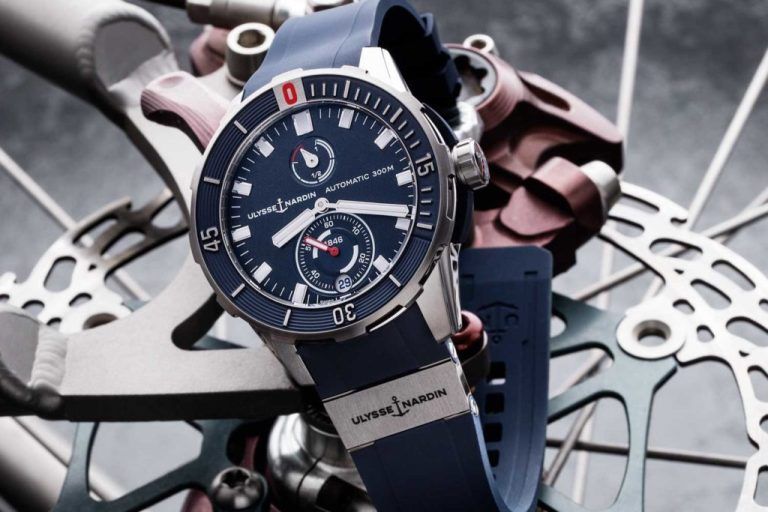 Kỳ Lân Luxury dong ho ulysse nardin diver chronometer danh cho tho lan chuyen nghiep 1 Đồng hồ Ulysse Nardin Diver Chronometer dành cho thợ lặn chuyên nghiệp