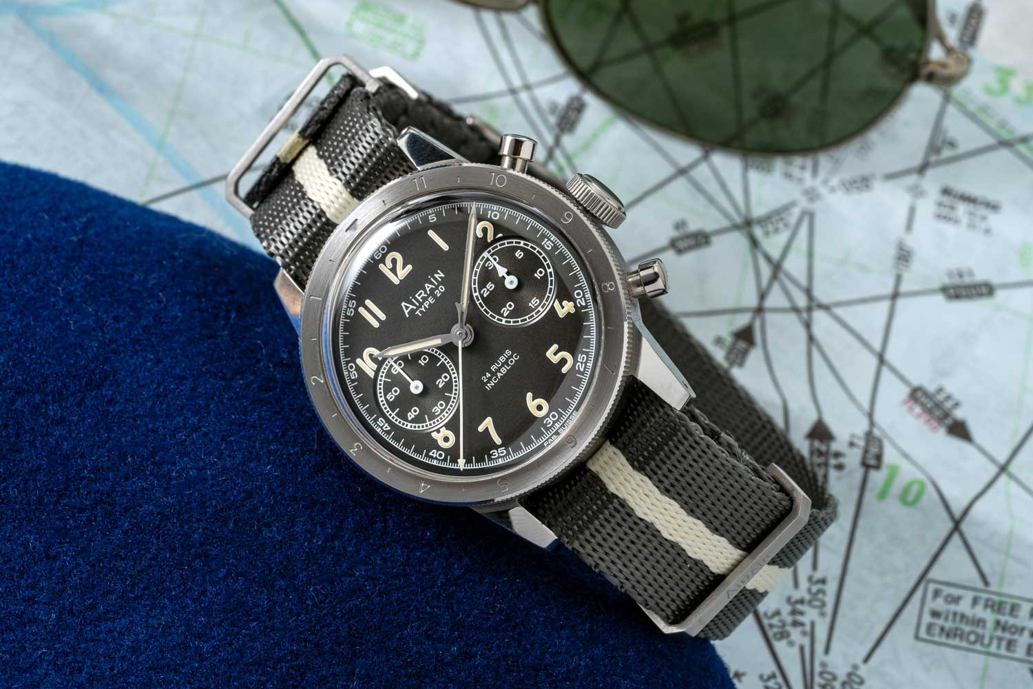 Kỳ Lân Luxury dong ho vert militaire airain type 20 2 Đồng hồ Vert Militaire Airain Type 20