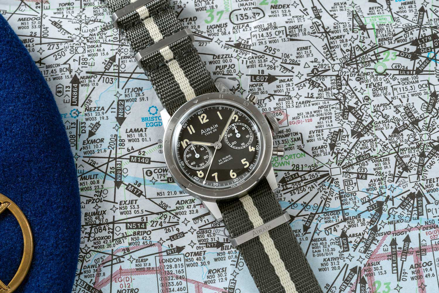 Đồng hồ Vert Militaire Airain Type 20
