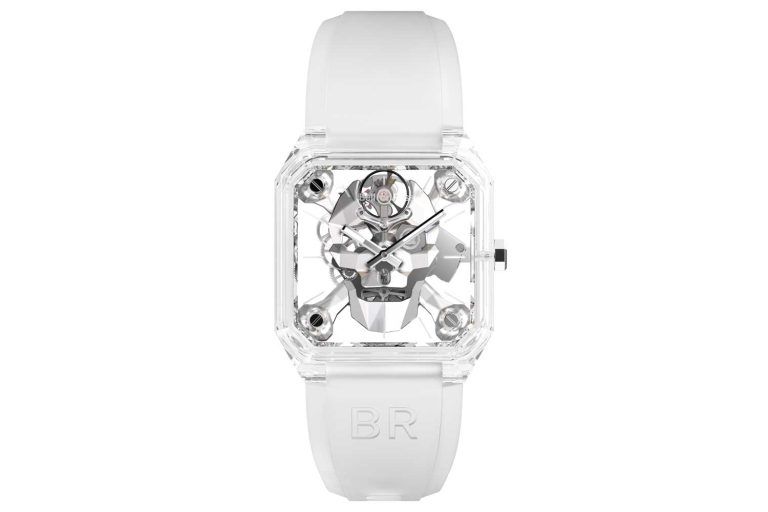 Kỳ Lân Luxury gioi thieu bell ross br01 cyber skull sapphire 1 Đồng hồ Bell & Ross BR01 Cyber ​​Skull Sapphire