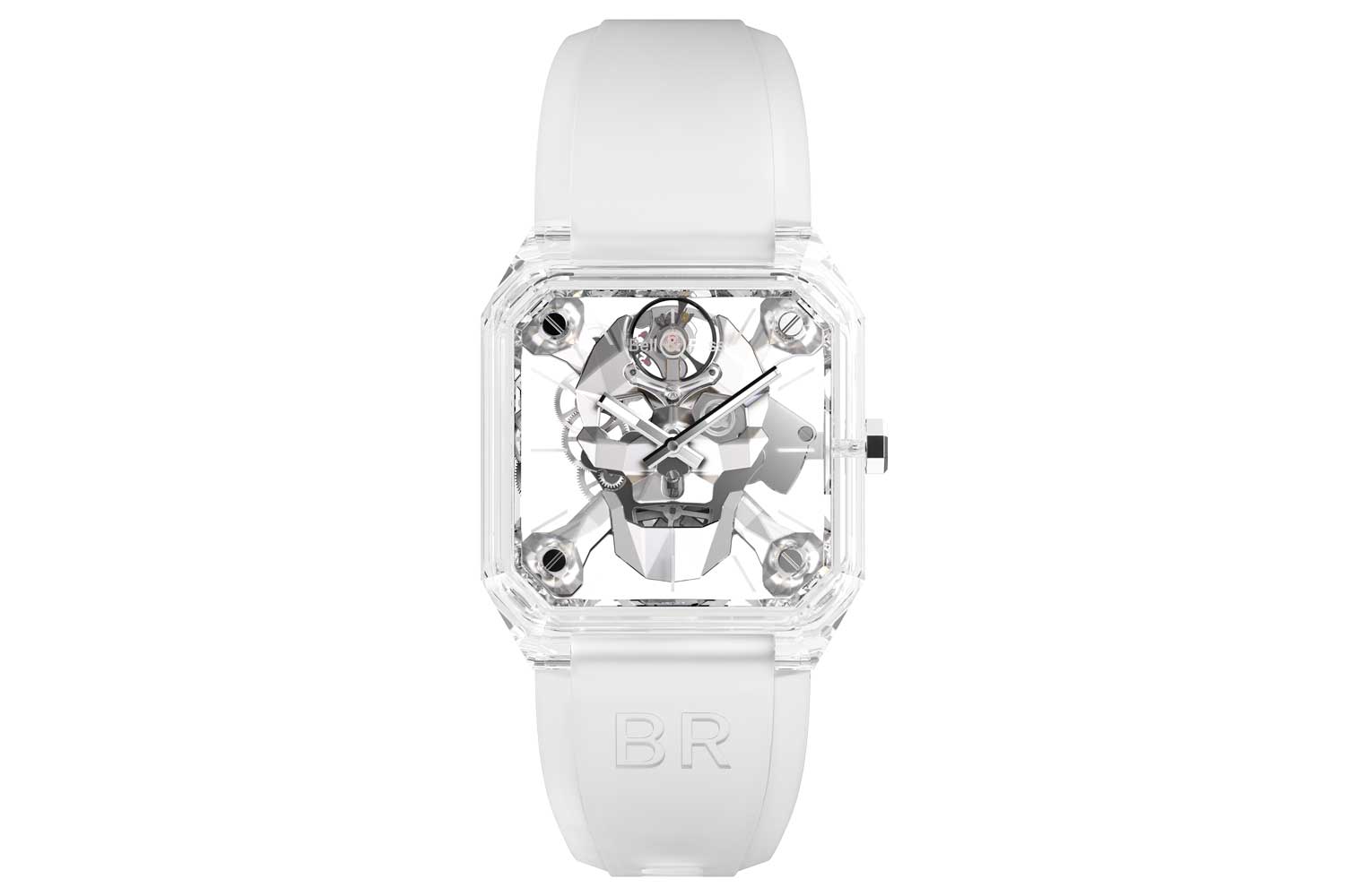 Kỳ Lân Luxury gioi thieu bell ross br01 cyber skull sapphire 1 Đồng hồ Bell & Ross BR01 Cyber ​​Skull Sapphire