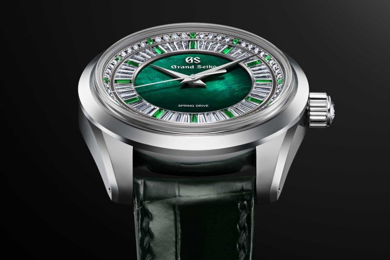 Kỳ Lân Luxury grand seiko spring drive 8 day jewelry watch seiko 140th anniversary limited edition sbgd207 1 Kiệt tác đồng hồ đá quý của Grand Seiko năm 2021