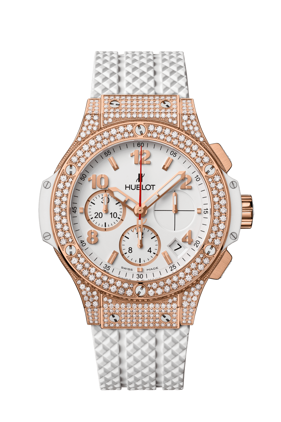 Kỳ Lân Luxury hublot big bang gold white pave ve de p tho i thu o ng da n da u mo i xu hu o ng Hublot Big Bang Gold White Pavé - Vẻ đẹp thời thượng dẫn đầu mọi xu hướng