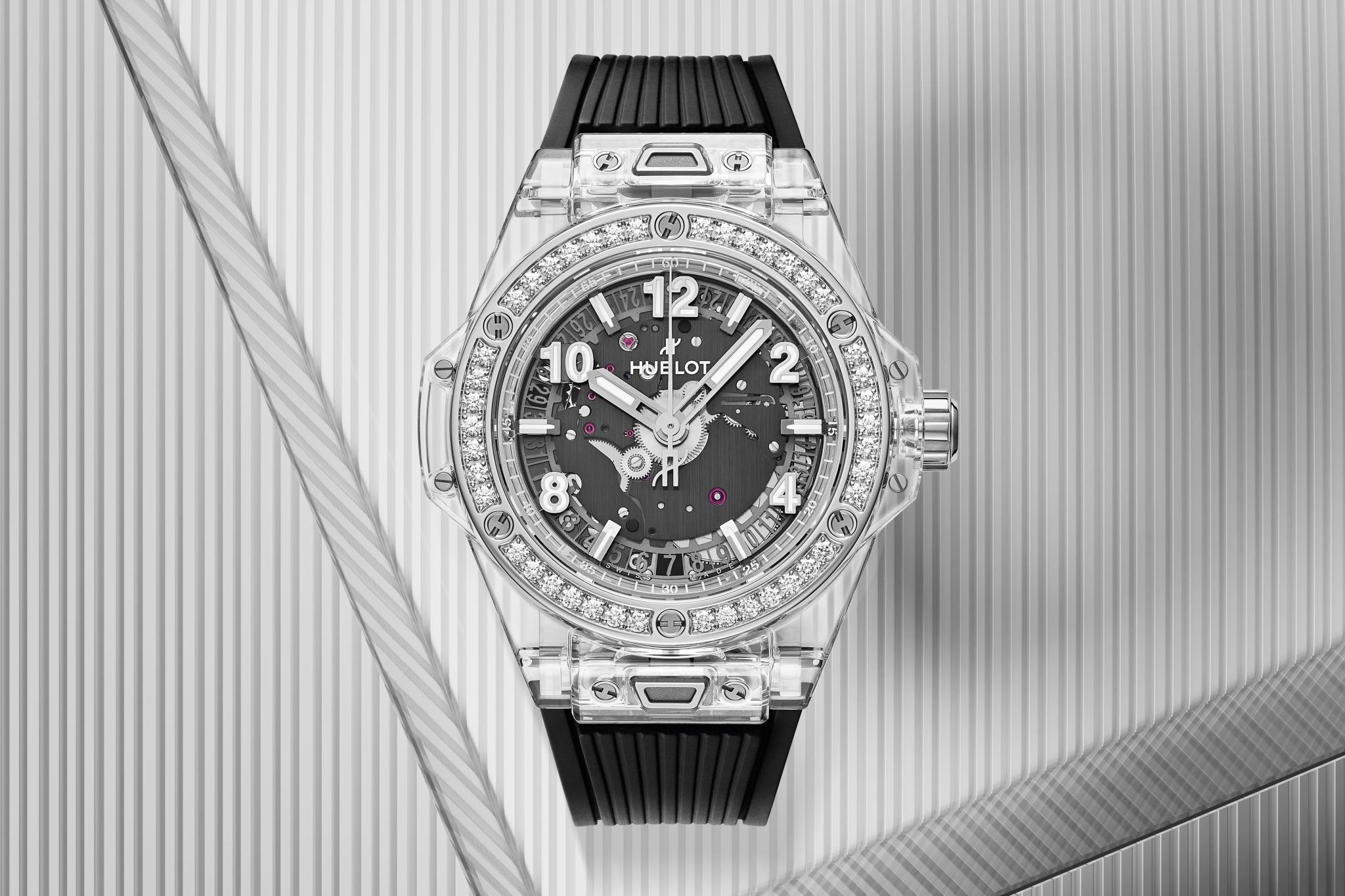 Kỳ Lân Luxury hublot big bang one click sapphire diamonds 7 Siêu phẩm đồng hồ Hublot Big Bang One Click Sapphire Diamonds 39mm
