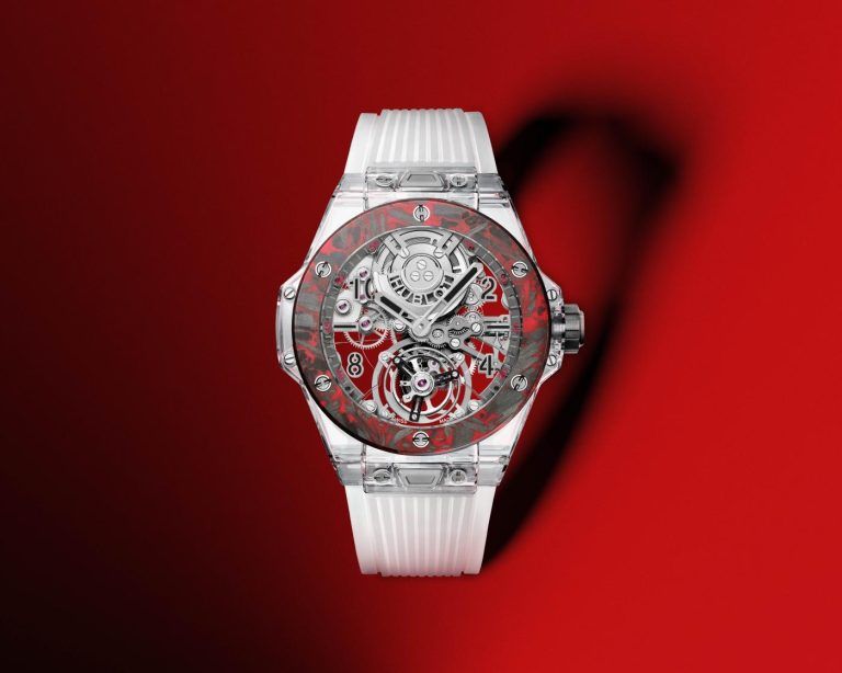 Kỳ Lân Luxury hublot big bang tourbillon automatic sapphire las vegas boutique kylanluxury4 Đồng hồ Hublot Big Bang Tourbillon Automatic Sapphire Las Vegas Boutique 45mm