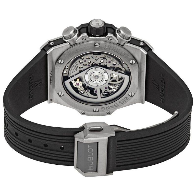 Kỳ Lân Luxury hublot big bang unico chronograph automatic men s watch 441 nm 1170 rx 3 1 HUBLOT BIG BANG UNICO TITANIUM CERAMIC