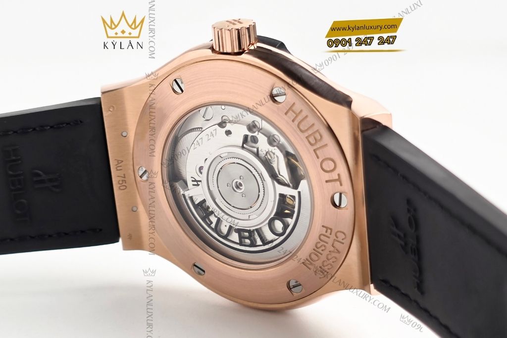 Kỳ Lân Luxury hublot classic fusion king gold 42mm 2 1 Đồng hồ Hublot Classic Fusion King Gold 42mm