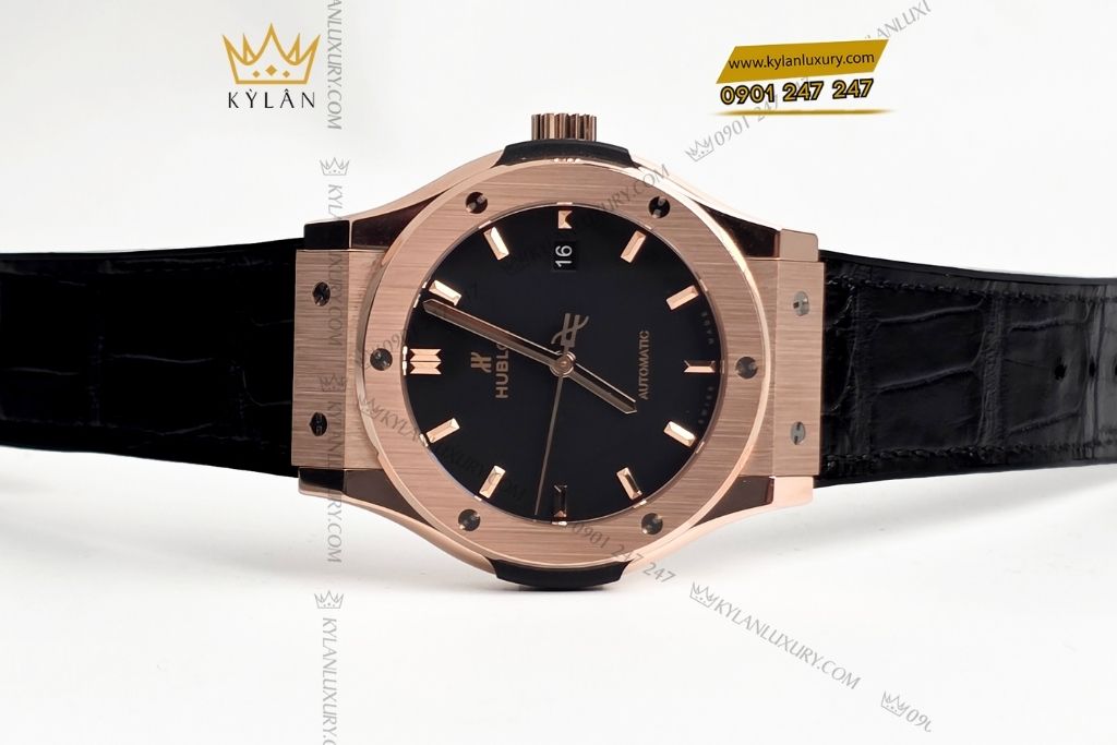 Kỳ Lân Luxury hublot classic fusion king gold 42mm 6 1 Đồng hồ Hublot Classic Fusion King Gold 42mm