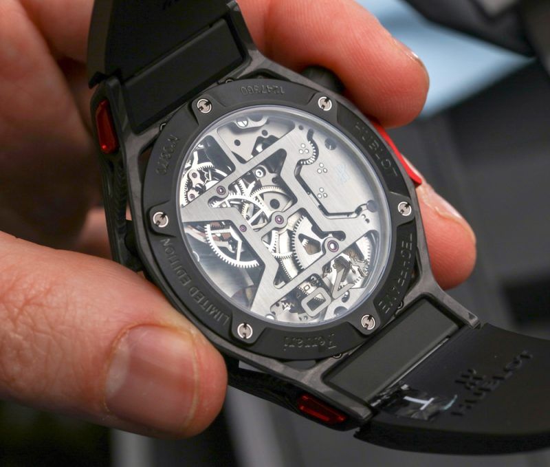 Kỳ Lân Luxury hublot techframe ferrari 70 years tourbillon chronograph 11 1 Hublot Techframe Ferrari Tourbillon Chronograph Titanium