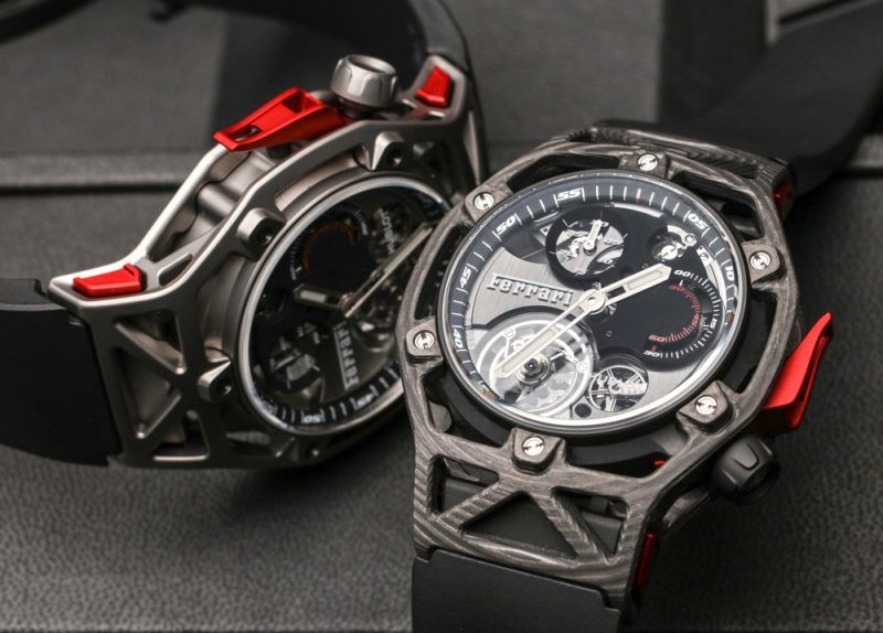 Kỳ Lân Luxury hublot techframe ferrari 70 years tourbillon chronograph 2 1 Hublot Techframe Ferrari Tourbillon Chronograph Titanium