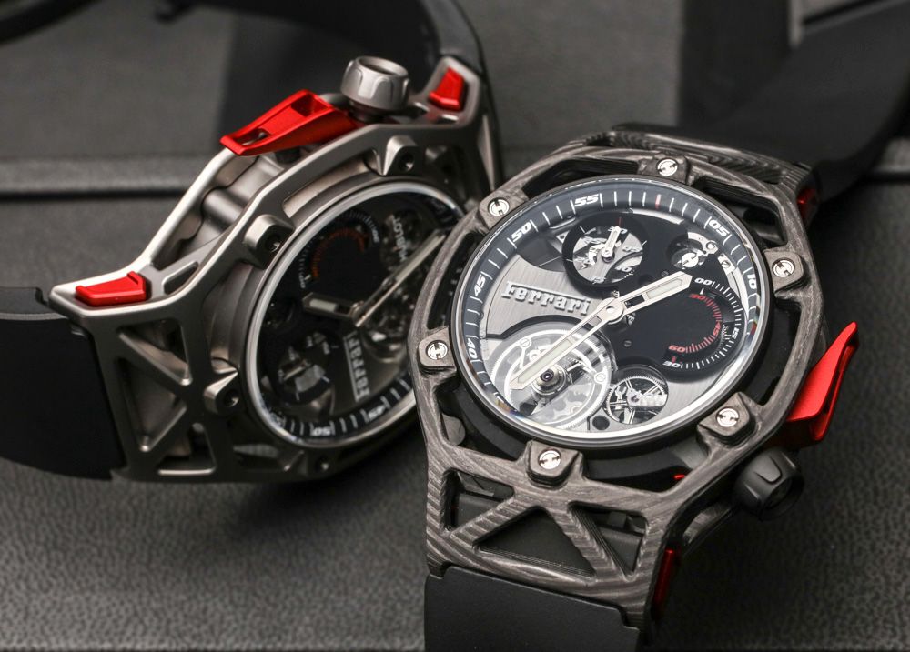 Kỳ Lân Luxury hublot techframe ferrari 70 years tourbillon chronograph 2 Hublot Techframe Ferrari Tourbillon Chronograph Titanium