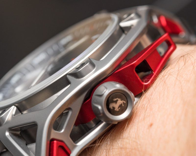 Kỳ Lân Luxury hublot techframe ferrari 70 years tourbillon chronograph 5 1 Hublot Techframe Ferrari Tourbillon Chronograph Titanium