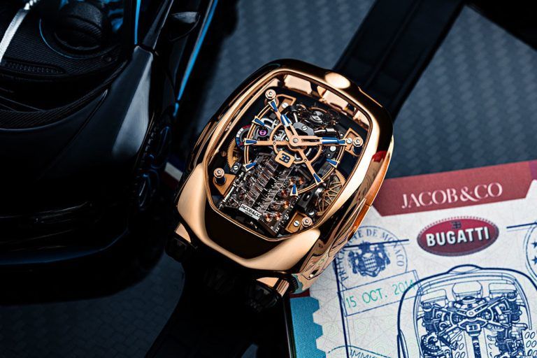 Kỳ Lân Luxury jacob co bugatti chiron tourbillon 02 1 Ngắm nhìn cận cảnh siêu phẩm thời gian Bugatti Chiron Tourbillon của Jacob & Co