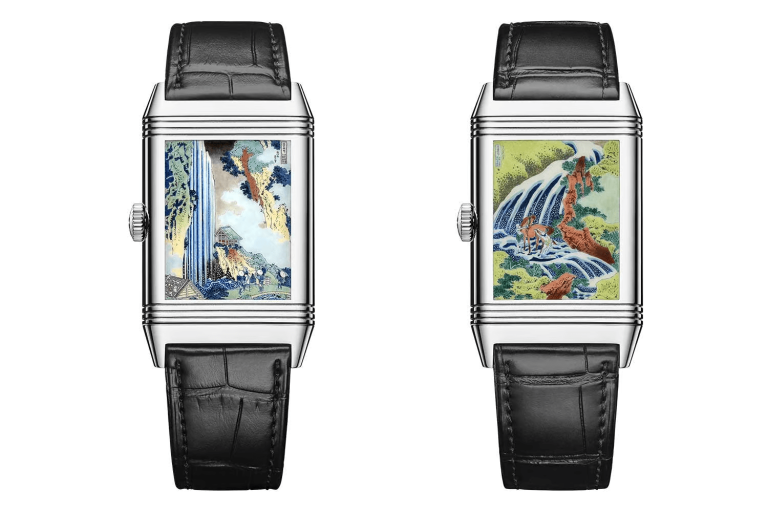 Kỳ Lân Luxury jaeger lecoultre reverso tribute enamel hokusai thac nuoc o ono va yoshino kylanluxury Đồng hồ Jaeger-LeCoultre Reverso Tribute Men mới