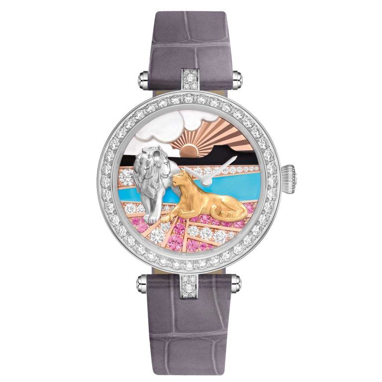 Kỳ Lân Luxury lady duo de lions Đồng hồ Van Cleef & Arpels Extraordinary Dials