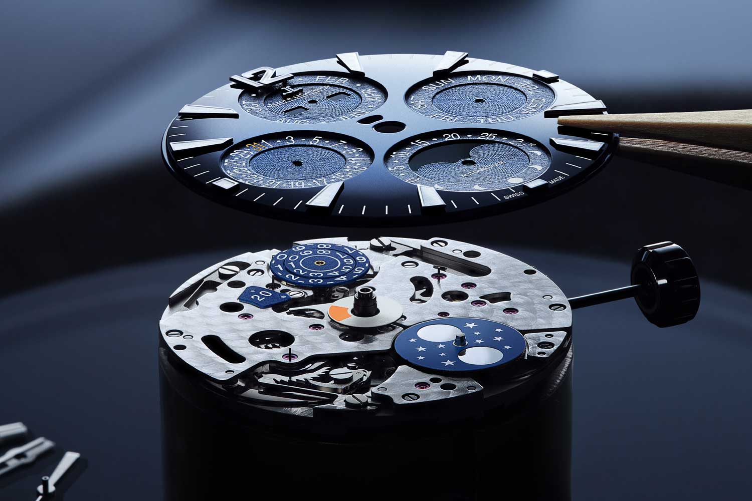 Kỳ Lân Luxury lich van nien polaris co vo bang vang hong 6 Ba phiên bản đồng hồ Jaeger-LeCoultre 2022