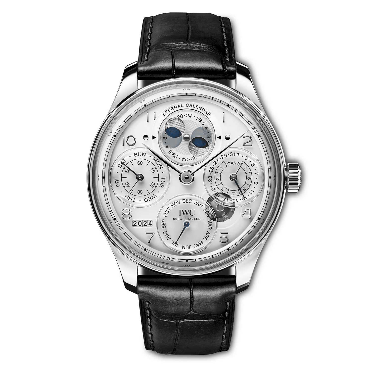 Kỳ Lân Luxury lich vinh cuu perpetual calendar cua portugieser 3 IWC giới thiệu Lịch vĩnh cửu Portugieser