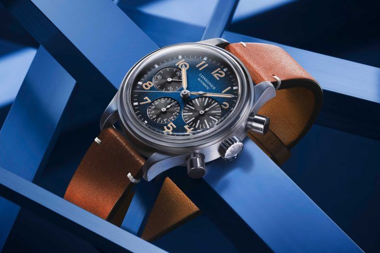 Kỳ Lân Luxury longines avigation bigeye titanium dep sang va dang cap 1 Longines Avigation BigEye Titanium đẹp sang và đẳng cấp