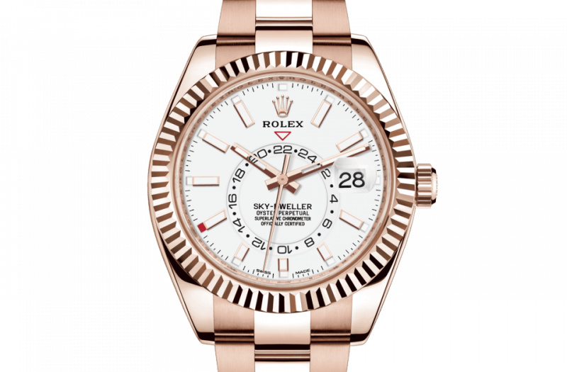 Kỳ Lân Luxury m326935 0005 modelpage front facing landscape 1 ROLEX SKY-DWELLER 42mm - VÀNG EVEROSE 18 CT - M326935-0005