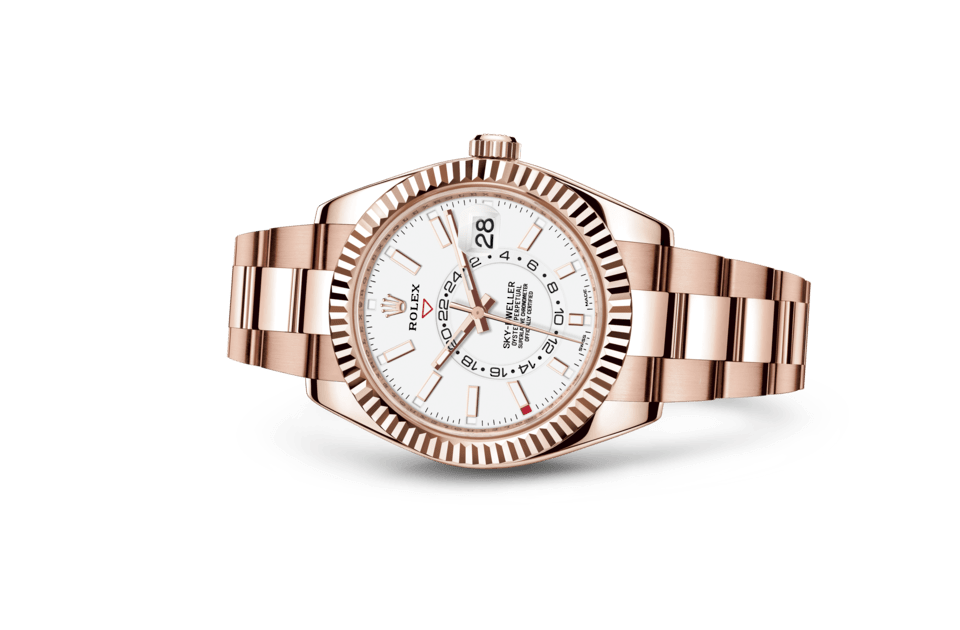 Kỳ Lân Luxury m326935 0005 modelpage laying down landscape ROLEX SKY-DWELLER 42mm - VÀNG EVEROSE 18 CT - M326935-0005