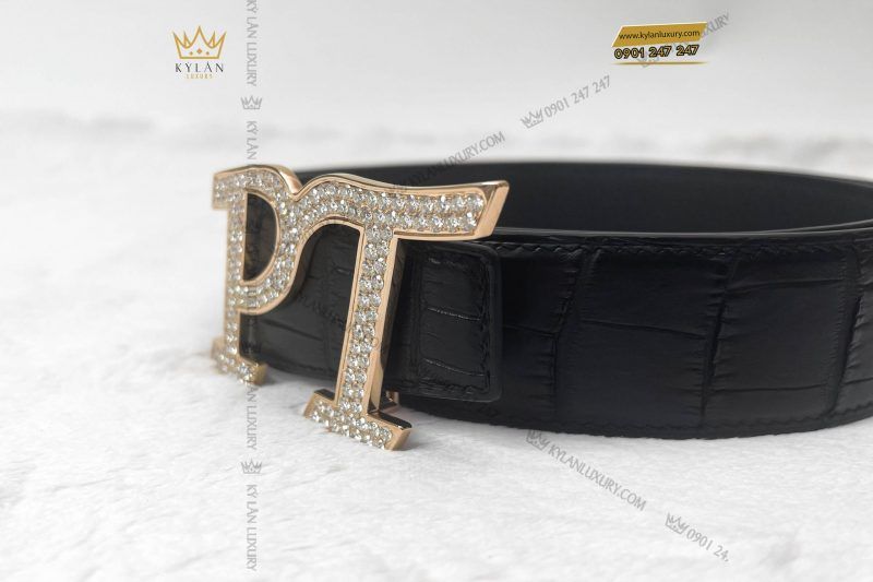 Kỳ Lân Luxury mat that lung vang nguyen khoi 18k au750 dinh full kim cuong 8 1 scaled 1 Mặt thắt lưng vàng nguyên khối 18k Au750 đính full kim cương